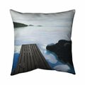 Fondo 20 x 20 in. Evening on the Dock-Double Sided Print Indoor Pillow FO2774160